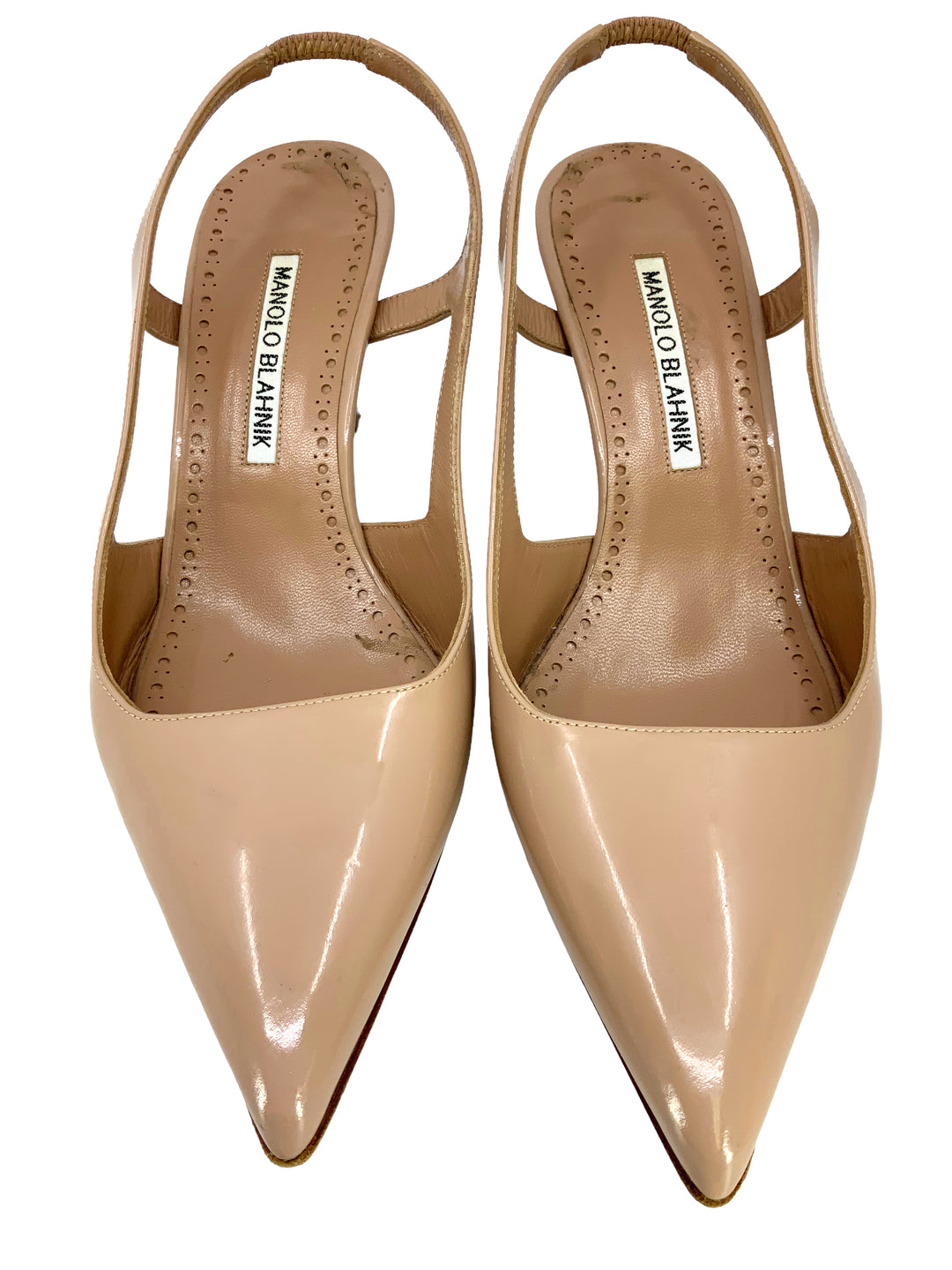 Manolo Blahnik ポインテッドトゥ ピンヒールシューズ 37