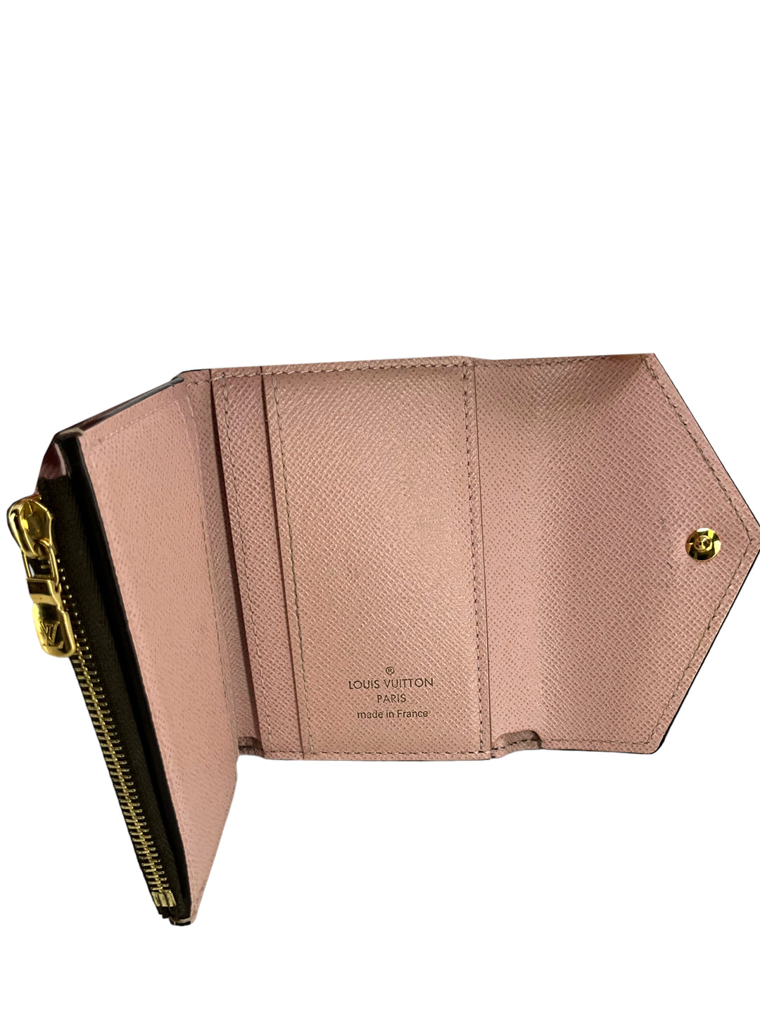 Louis Vuitton Damier Ebene Canvas Zoe Wallet - Consigned Designs