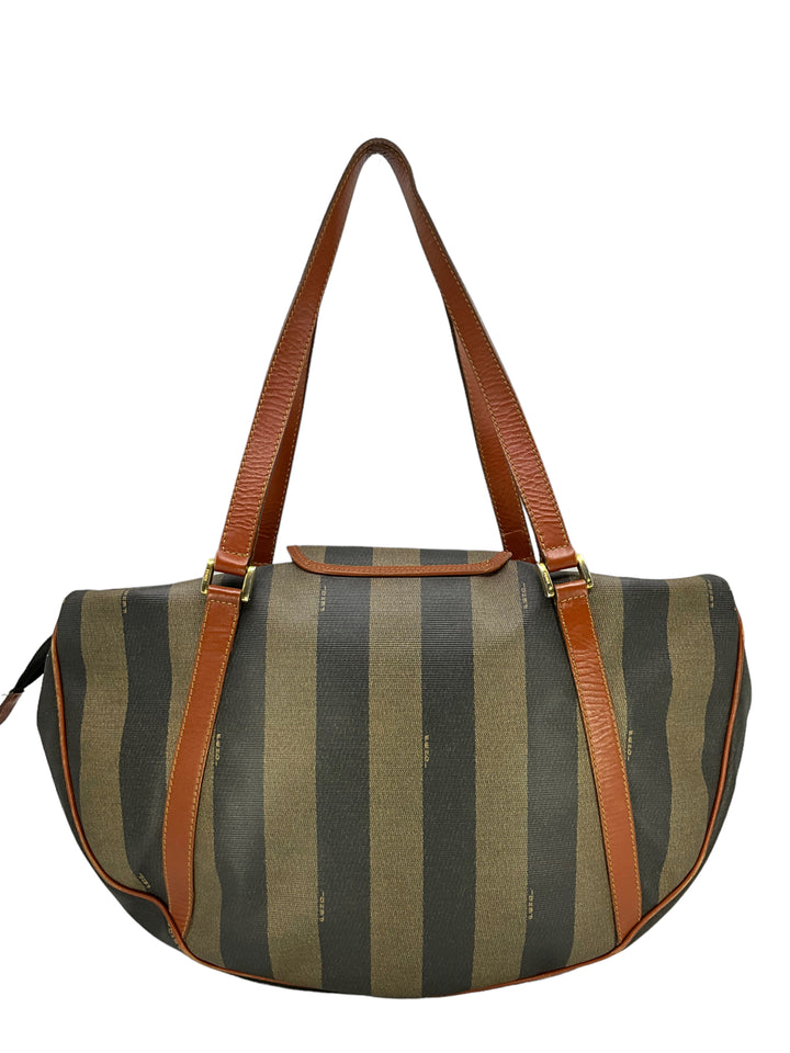 バッグ FENDI Vintage Pequin Stripe Tote Bag Authentic Vintage Fendi Pequin Stripe Small Tote | eBay