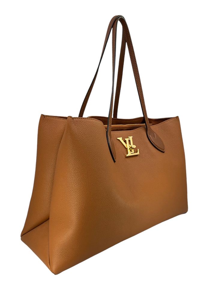 LOUIS VUITTON Calfskin Lockme Shopping Tote Bag - Consigned Designs