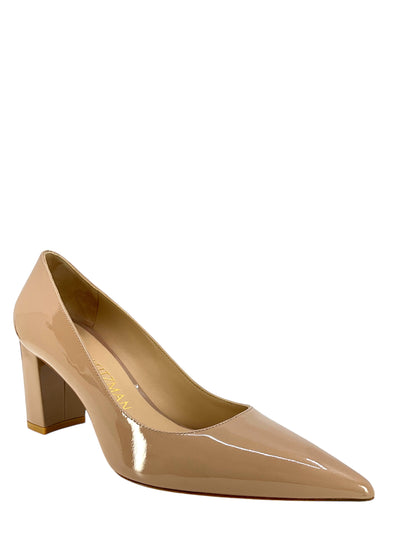 Stuart Weitzman Stuart 75 Block Pump Size 8.5-Consigned Designs