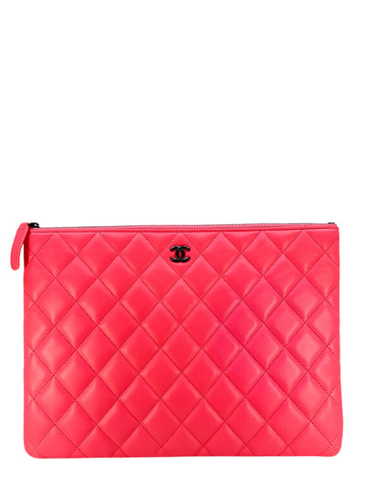 CHANEL 24C Quilted Lambskin O Case NEW-Consigned Designs
