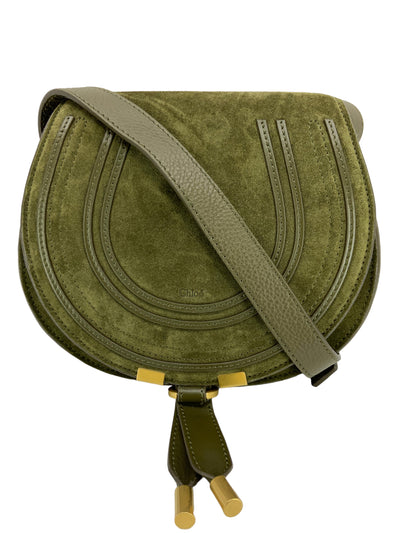 CHLOÉ Marcie Small Suede Crossbody Bag-Consigned Designs