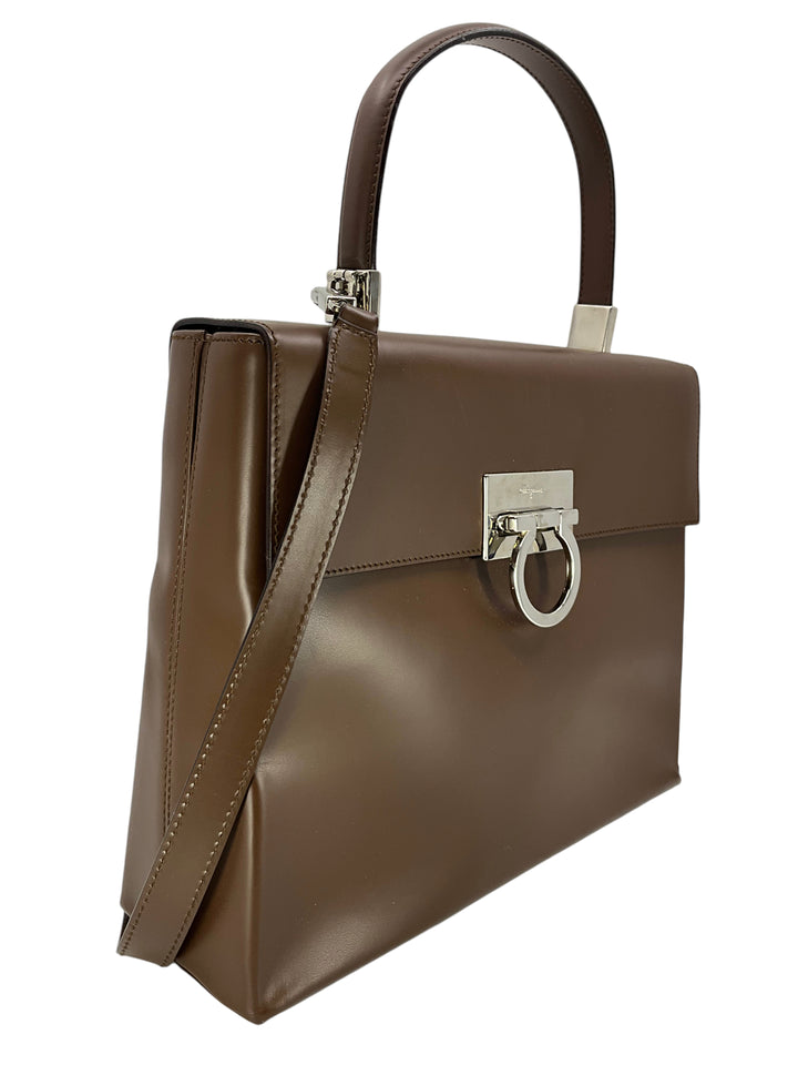 Salvatore Ferragamo Lady Gancini Kelly Bag - Consigned Designs