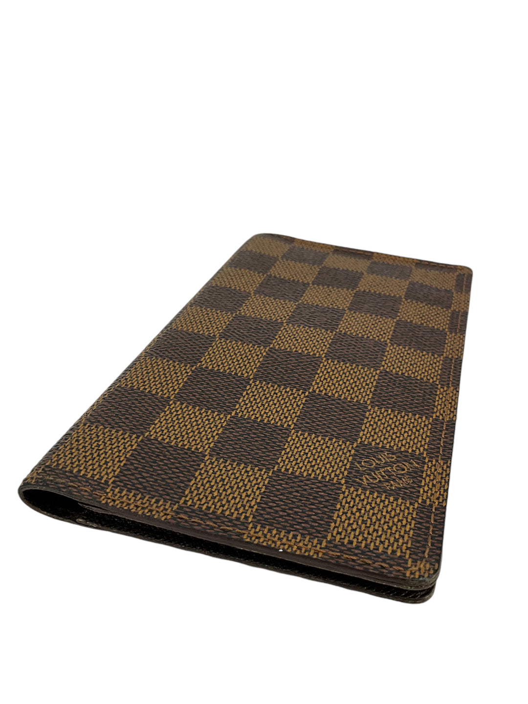 Louis Vuitton Damier Ebene Canvas Bi Fold Checkbook Holder