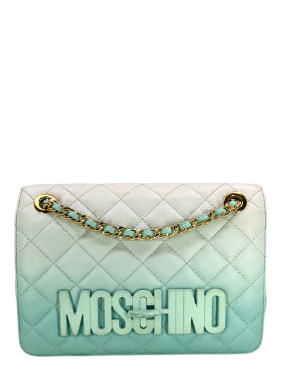 Moschino Ombre Leather Degrade Medium Flap Bag-Consigned Designs