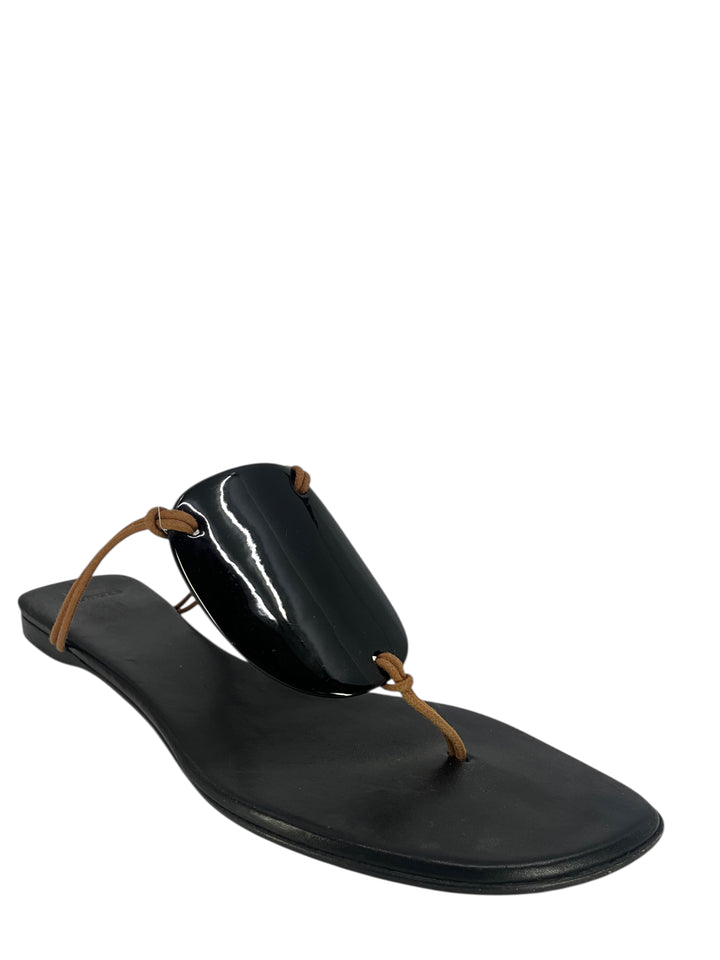 HERMES Vintage Medallion Thong Sandals Size 41 - Consigned