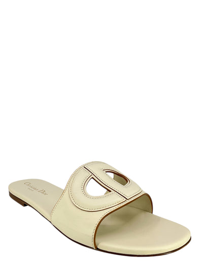CHRISTIAN DIOR Calfskin D-Club Sandals Size 10.5-Consigned Designs