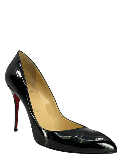 Christian Louboutin Corneille 100 Patent Leather Pumps Size 8-Consigned Designs