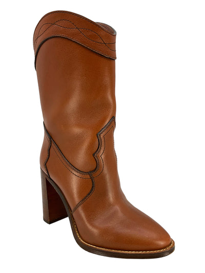 SAINT LAURENT KATE Western Boots Size 7.5-Consigned Designs