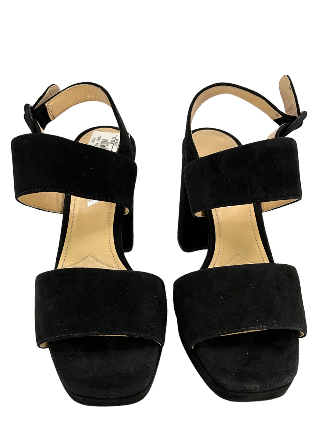 PRADA＊Suede platform sandals スエードサンダル 115mm＊送料込 PRADA Suede Ankle Strap Platform Sandals Size 6 NEW