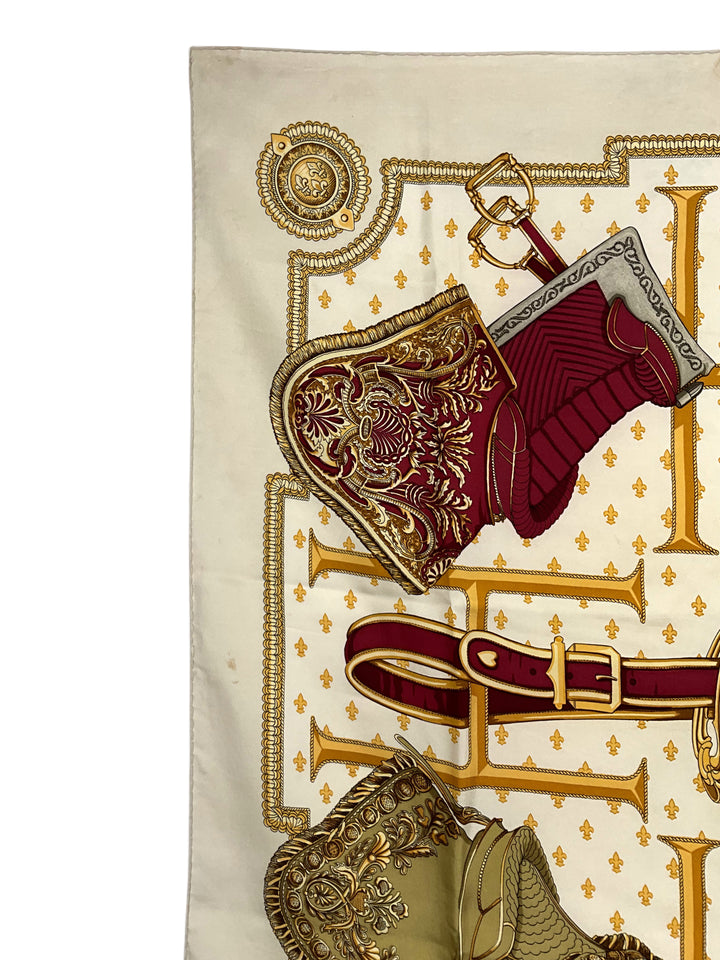 HERMES Selles A Housse Silk Scarf 90 - Consigned Designs