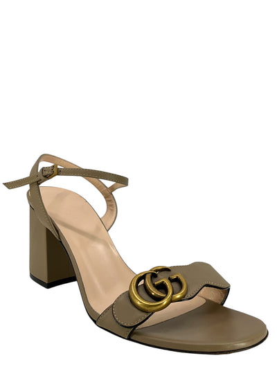 GUCCI Marmont GG Open Toe Sandals Size 8-Consigned Designs