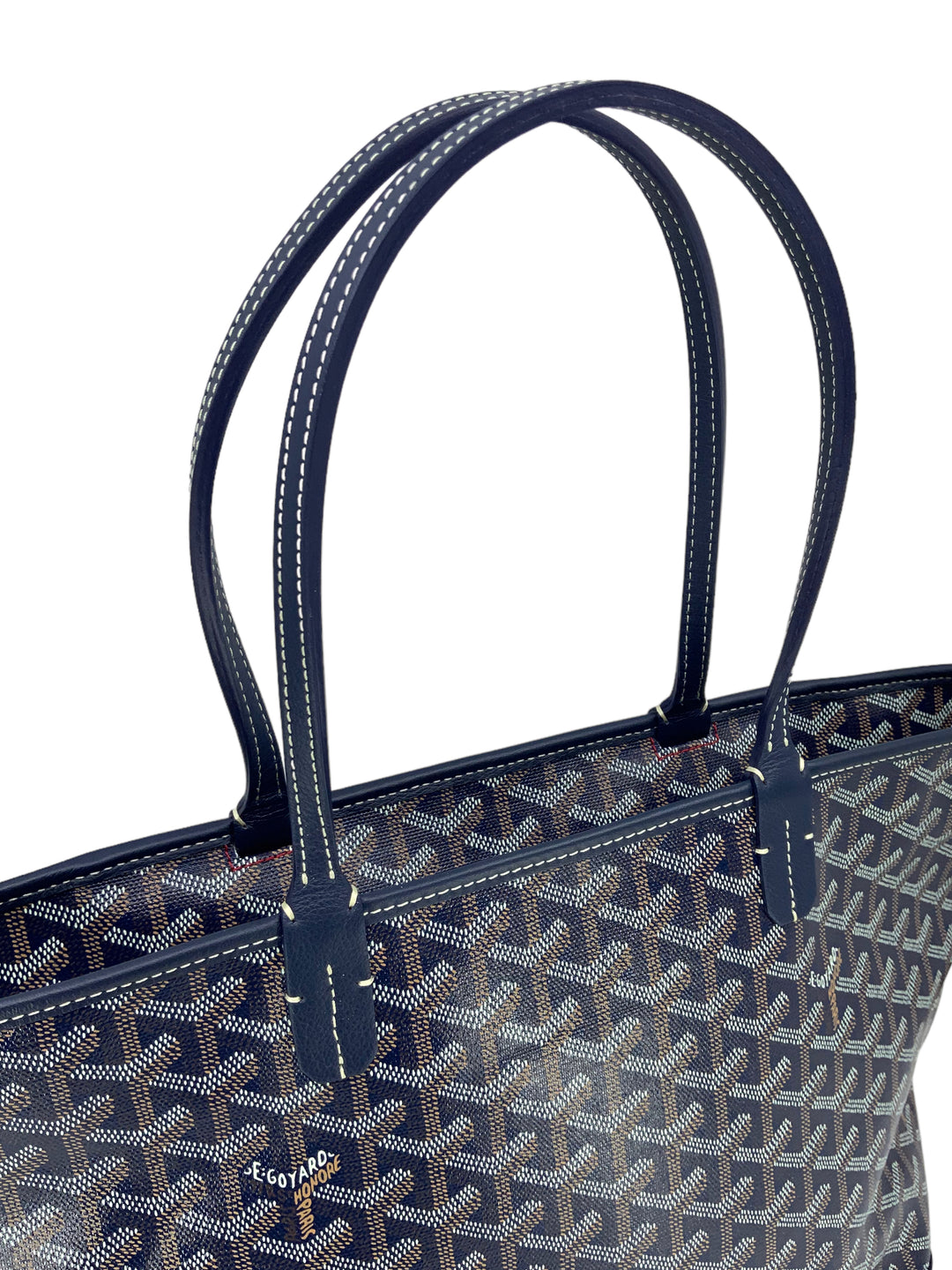 Goyard Artois Pm Goyard Tote Blue GOYARD Artois PM Bag Zip Closure