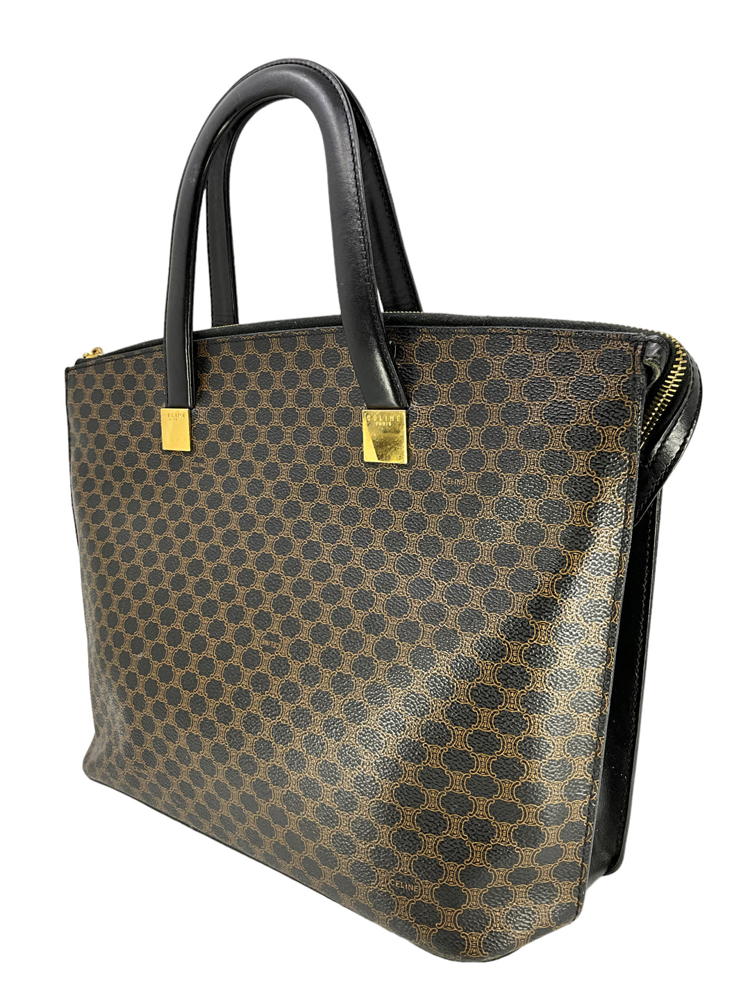 【CELINE】vintage macadam tote bag★セリーヌ トートバッグ VINTAGE CELINE/セリーヌ】マカダムトートバッグ（トートバッグ