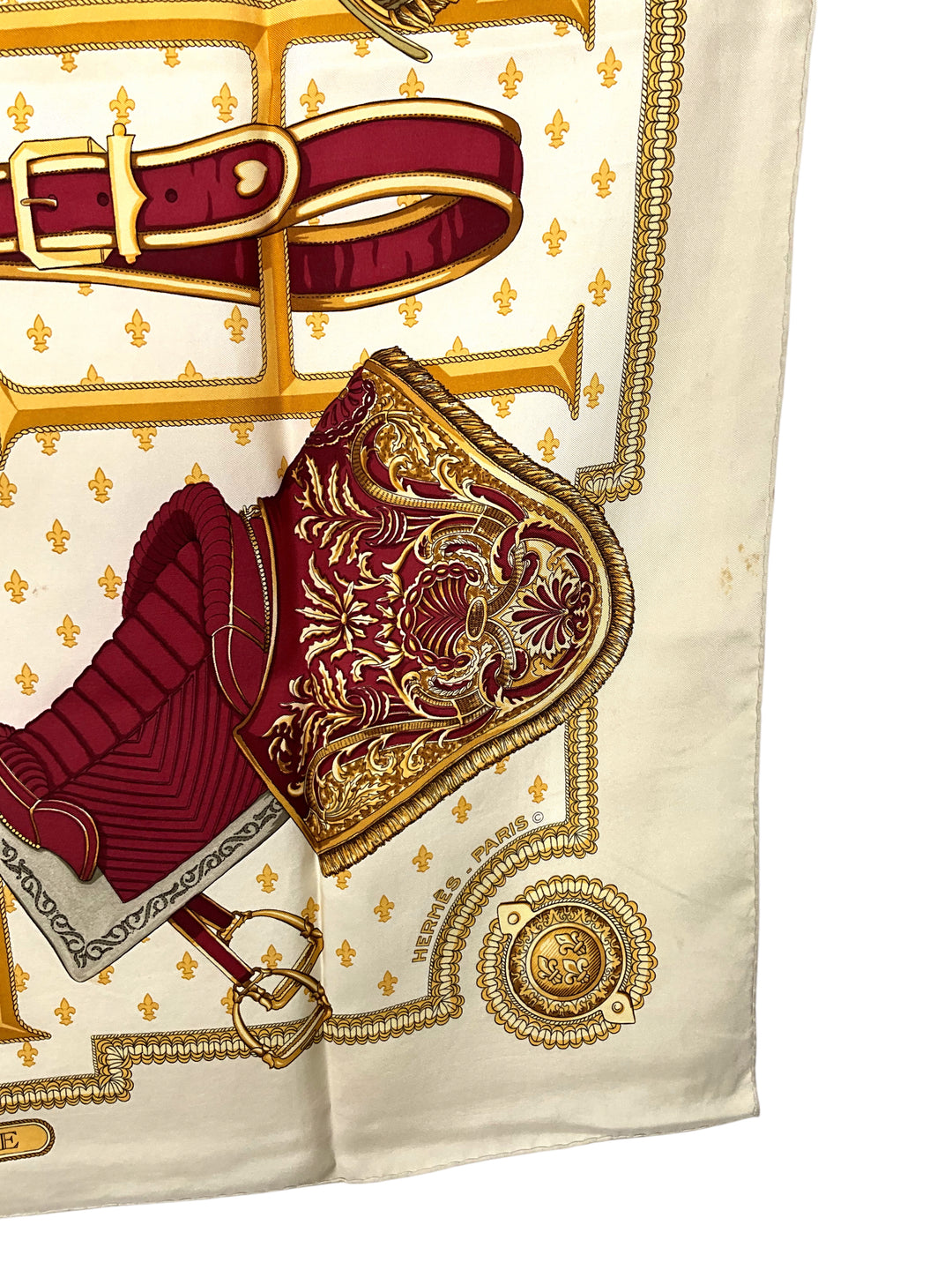 HERMES Selles A Housse Silk Scarf 90 - Consigned Designs
