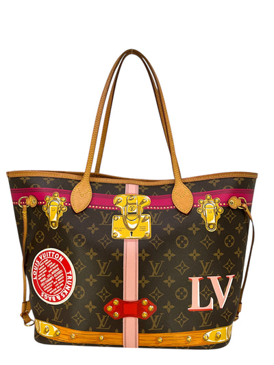 Louis Vuitton Monogram Summer Trunks Neverfull MM Tote Bag-Consigned Designs