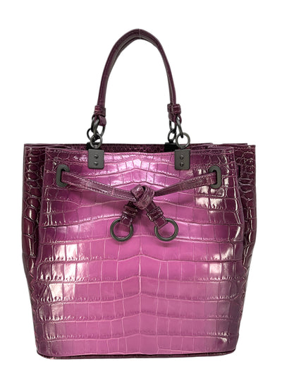 Bottega Veneta Ombre Crocodile Bucket Bag NEW-Consigned Designs