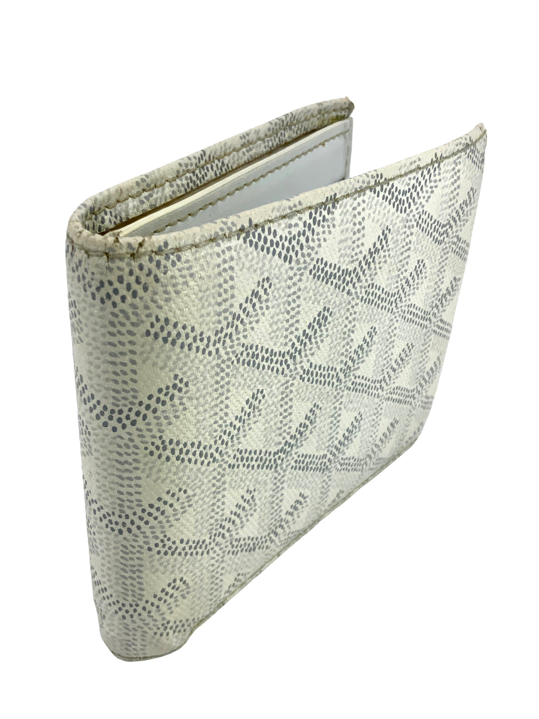 Goyard(ゴヤール)Victoire Wallet White GOYARD Goyardine Insert Victoire Card Wallet White 1082600