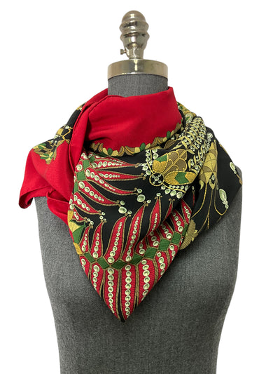 HERMES Scheherazade Silk Shawl Scarf 140-Consigned Designs