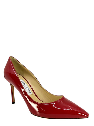 Jimmy Choo Patent Leather Pumps Size 7.5-Consigned Designs