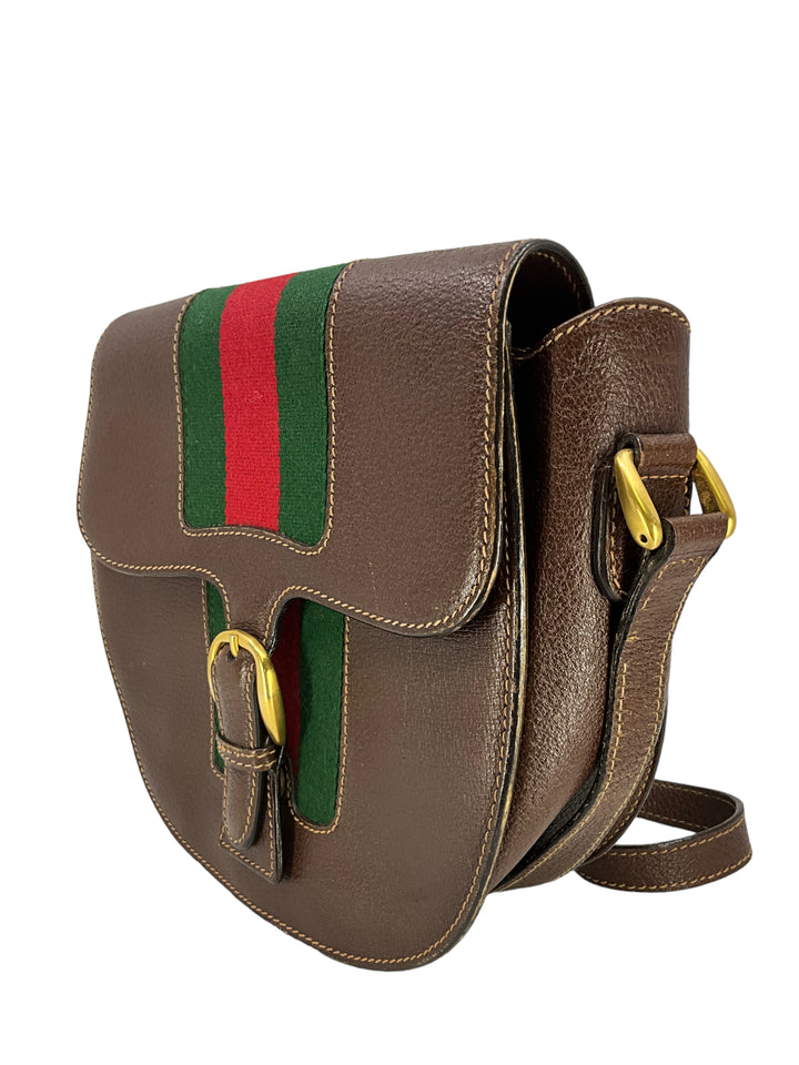Gucci Vintage 90’s Monogram Brown Leather Crossbody Purse Shoulder Tote Bag  for Sale in Bayport, NY - OfferUp
