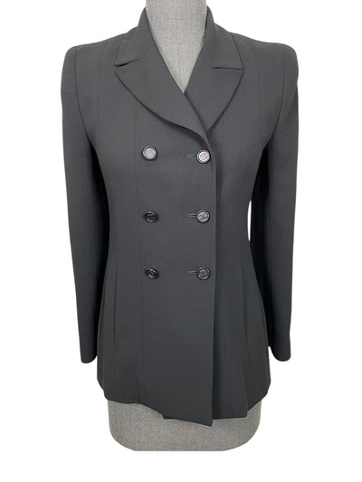 CHANEL 1998 CC Logo Double Breasted Jacket Size 38-Consigned Designs