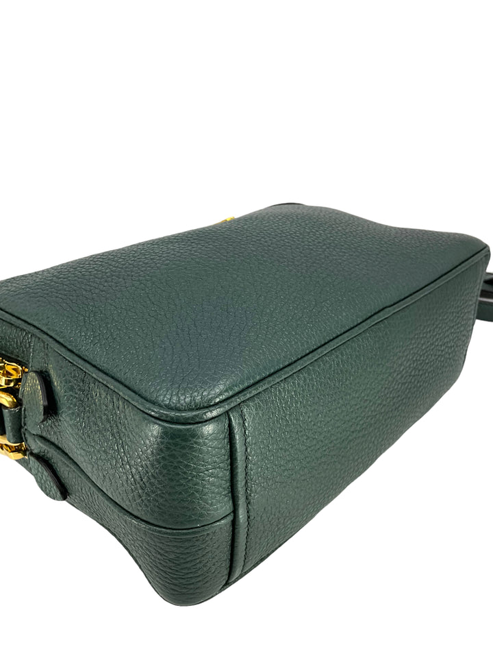 PRADA Vitello Phenix Double ZIp Camera Bag Black - Consigned Designs