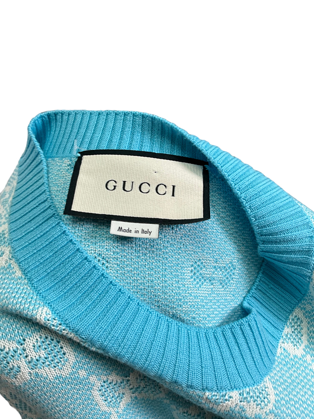 Gucci グレー サマーニット S 説明文参照 美品 GUCCI サマーニット 長袖 薄手 ホワイト サイズM*ED99