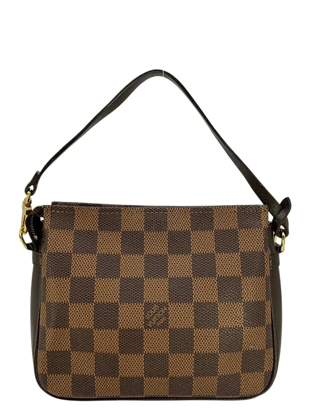 Louis Vuitton Damier Ebene Trousse Make Up Bag Pochette Bag