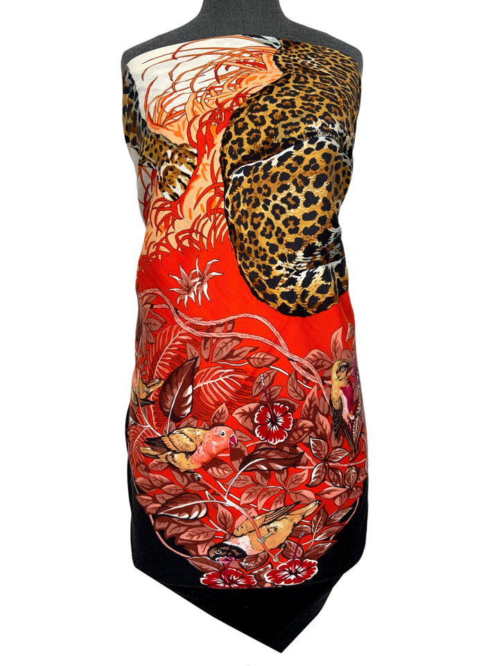 Hermes Jungle Love Cashmere Shawl Scarf 140 - Consigned Designs