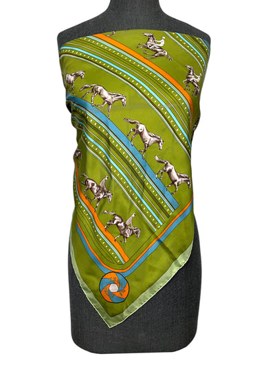HERMES Sequences Silk Scarf 90-Consigned Designs