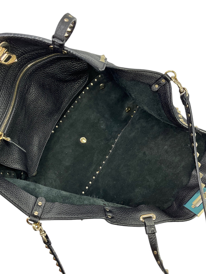 Valentino Garavani Medium Grainy Calfskin Rockstud Bag