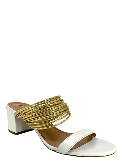 Aquazzura Rendevous Strappy Leather Sandals Size 7-Consigned Designs