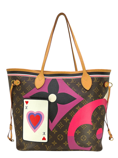 LOUIS VUITTON Monogram Game On Neverfull MM Tote Bag-Consigned Designs