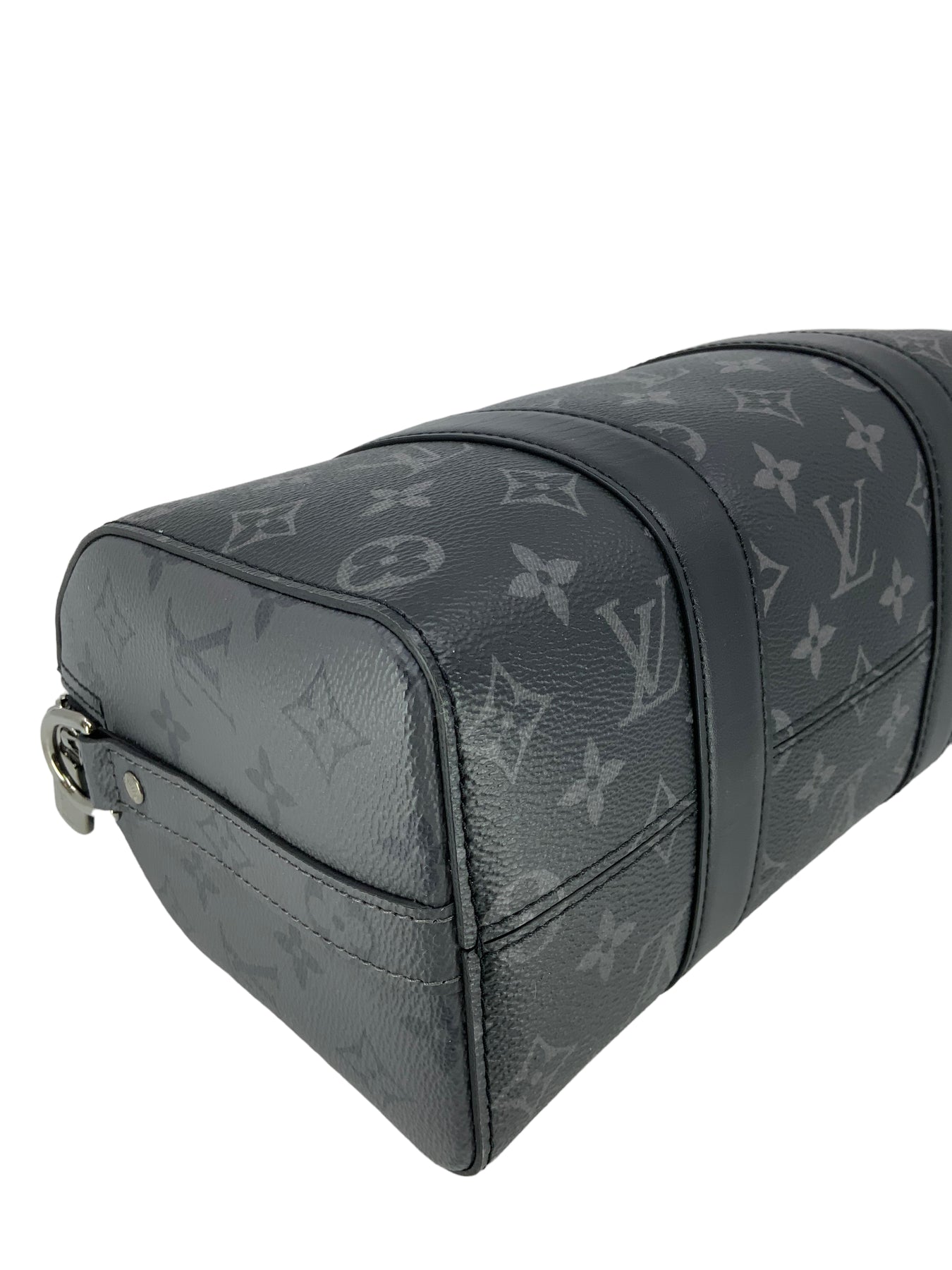 Louis Vuitton Keepall Bandouliere 55 Sunrise Monogram Eclipse Black/Grey/Multi  in Coated Canvas with Silver-tone - US