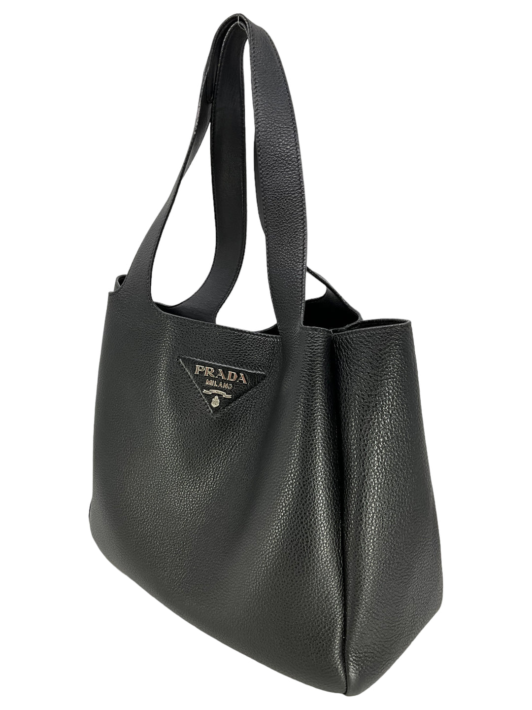 PRADA Vitello Daino Soft Medium Dynamique Tote - Consigned Designs