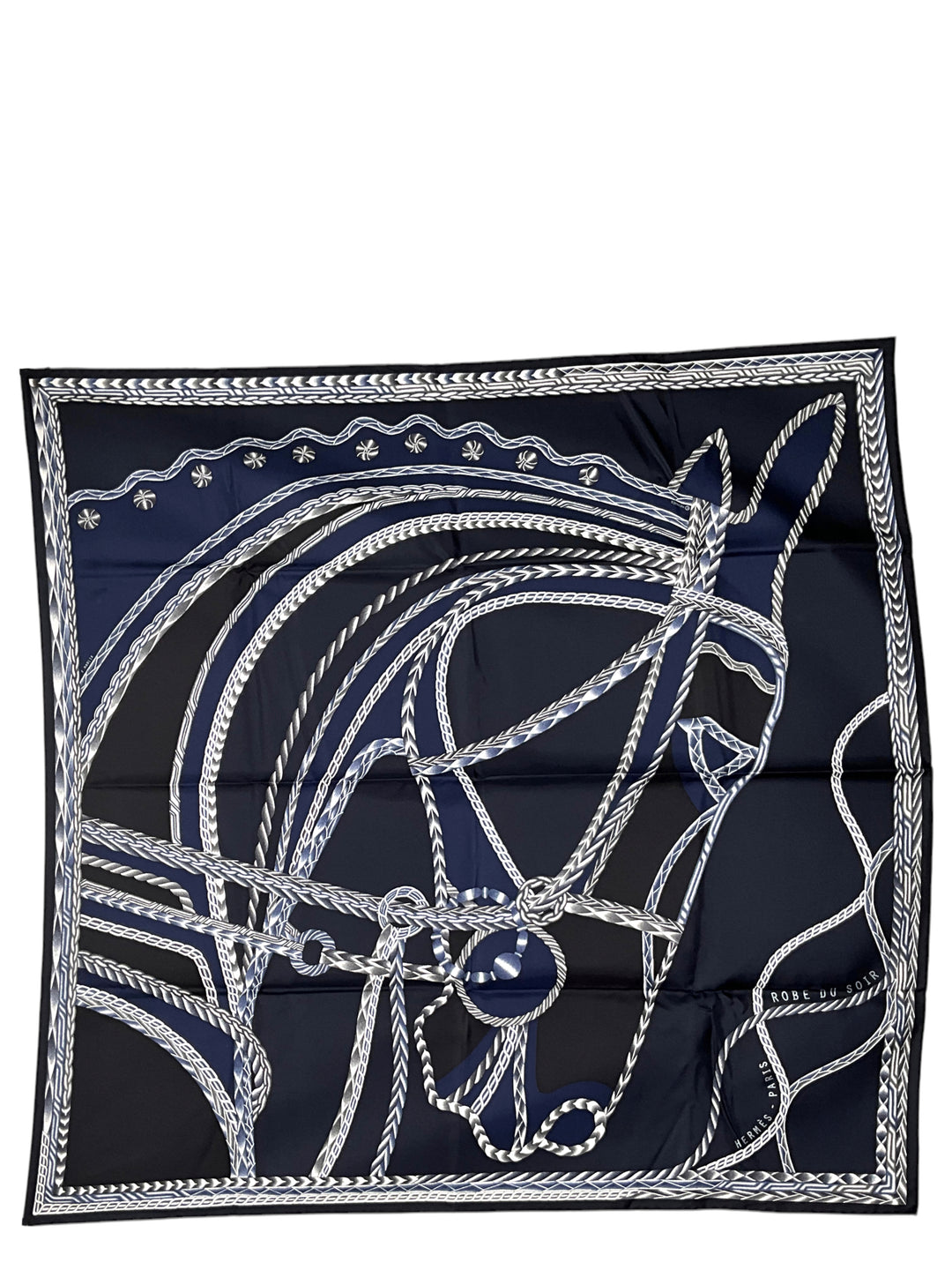 HERMES Robe du Soir Silk Scarf 90 NEW - Consigned Designs
