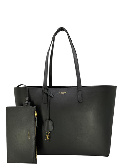 SAINT LAURENT Shopping Bag East-West Tote NEW-Consigned Designs