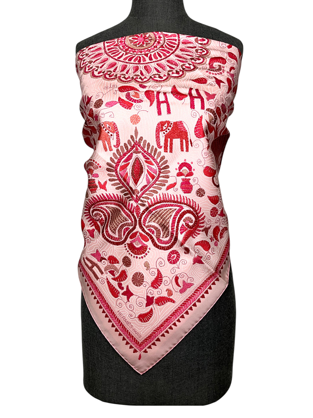 HERMES Carre Kantha Silk Scarf 90 - Consigned Designs
