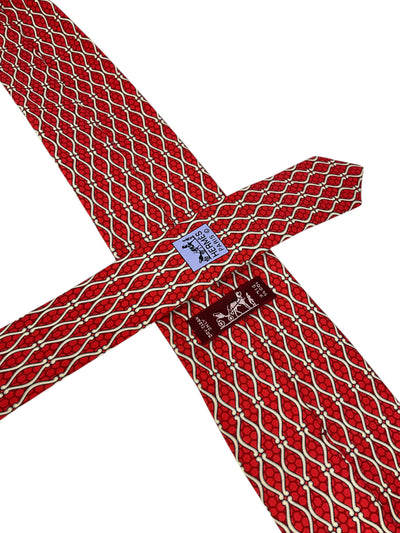HERMES Printed Silk Classic Men's Neck Tie 5012 EA-Consigned Designs