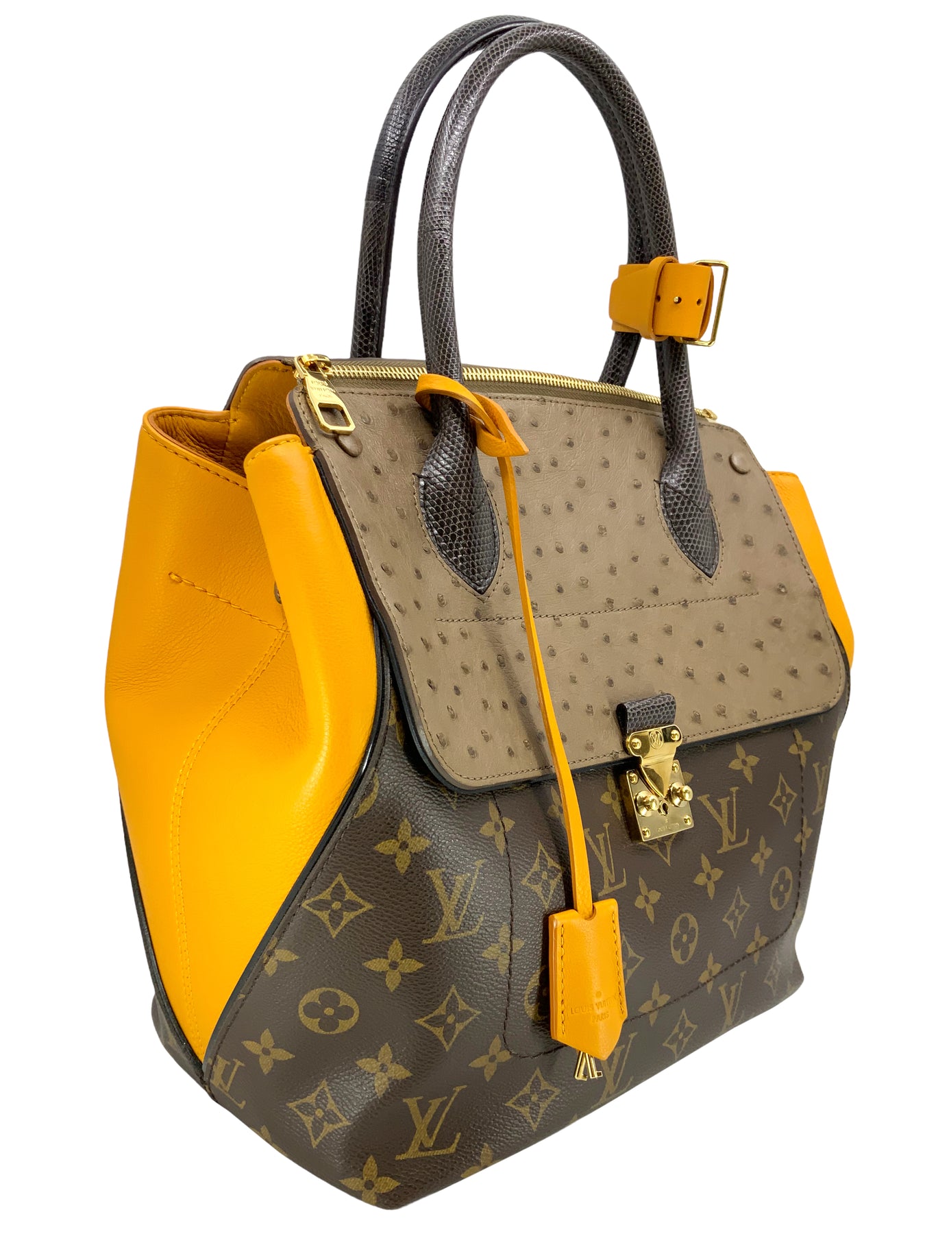 Louis Vuitton Monogram Exotique Majestueux Tote MM - Brown Totes, Handbags  - LOU779092