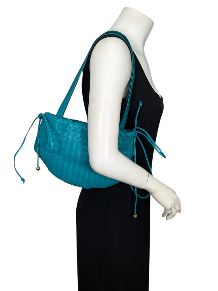 Bottega Veneta Woven Leather Small Bulb Shoulder Bag - Consigned