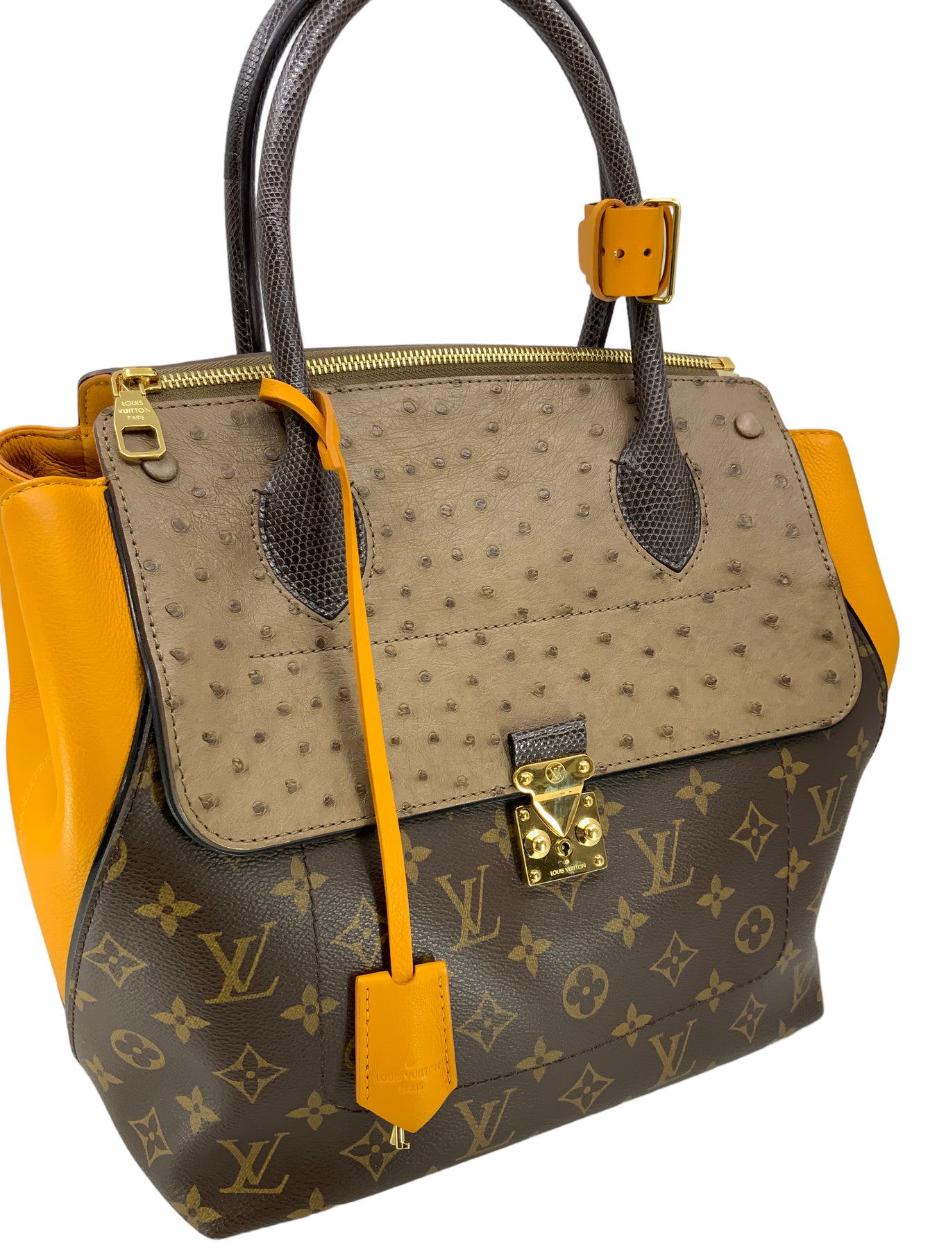 Louis Vuitton Limited Edition Bordeaux Exotique Monogram Majestueux Tote Bag