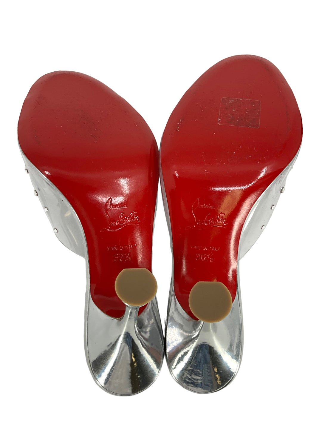 CHRISTIAN LOUBOUTIN Degramule Strass 85 Crystal-Embellished CHRISTIAN LOUBOUTIN Degramule Strass 85 Crystal-Embellished