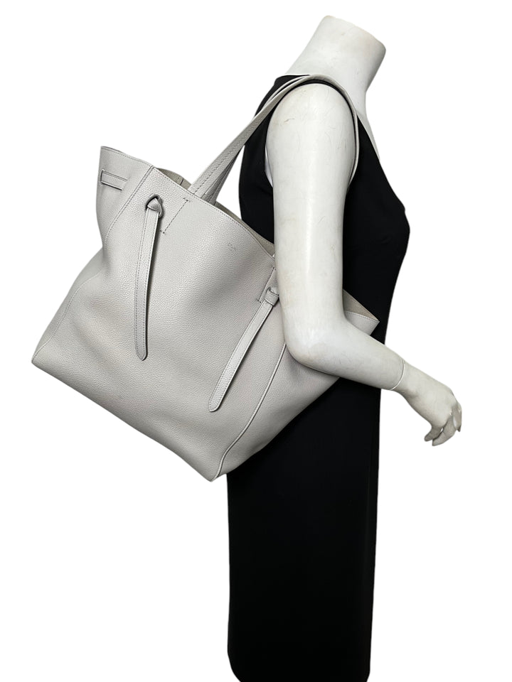 CELINE Phantom Tie Cabas Leather Tote - Consigned Designs