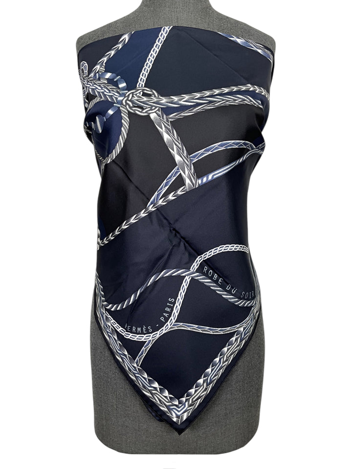 HERMES Robe du Soir Silk Scarf 90 NEW - Consigned Designs