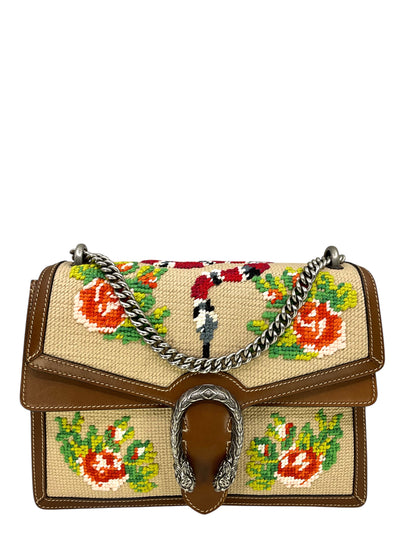 Gucci Embroidered Medium Dionysus Bag-Consigned Designs