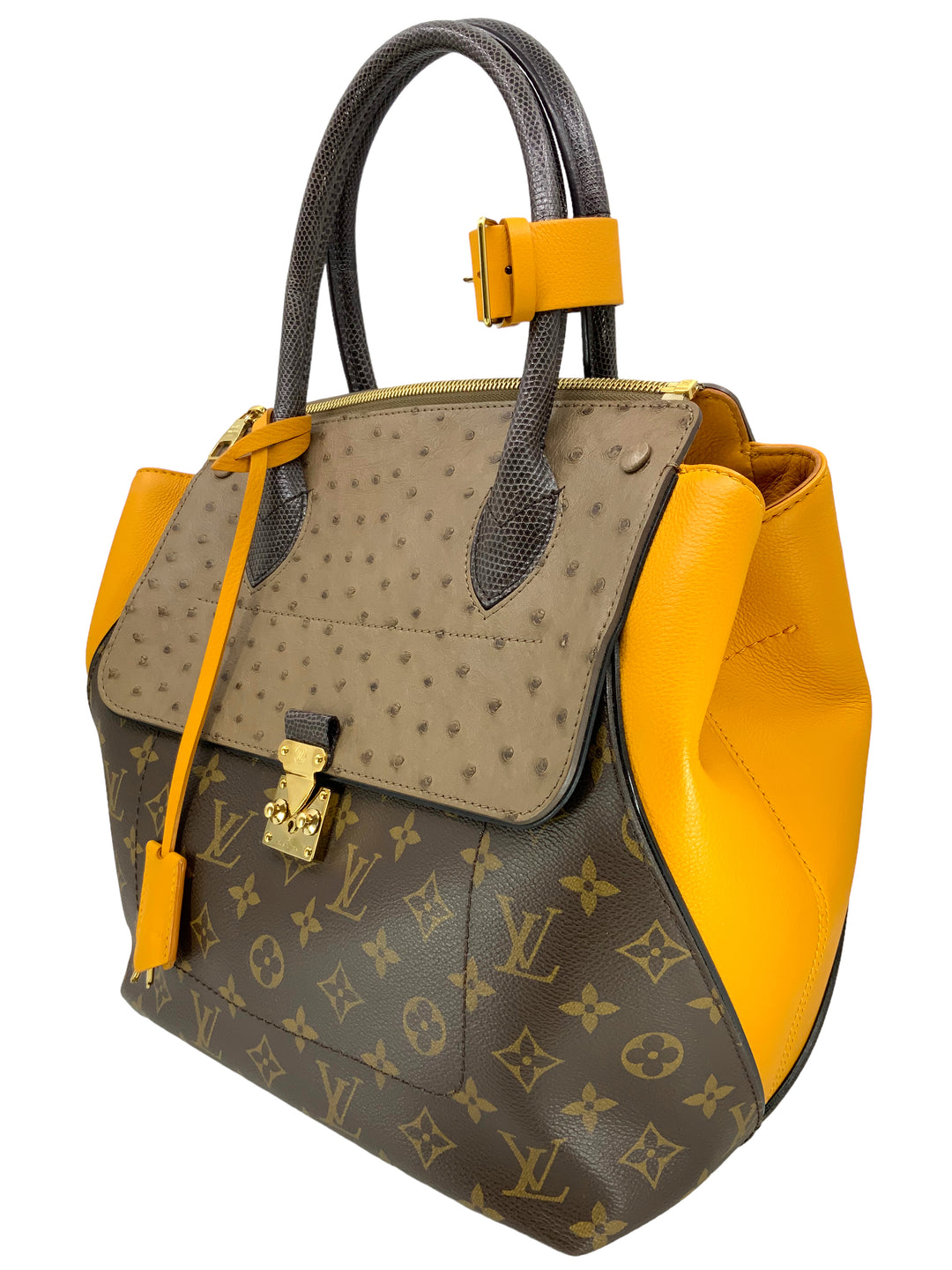 LOUIS VUITTON Limited Edition Bordeaux Exotique Monogram Majestueux MM -  Consigned Designs