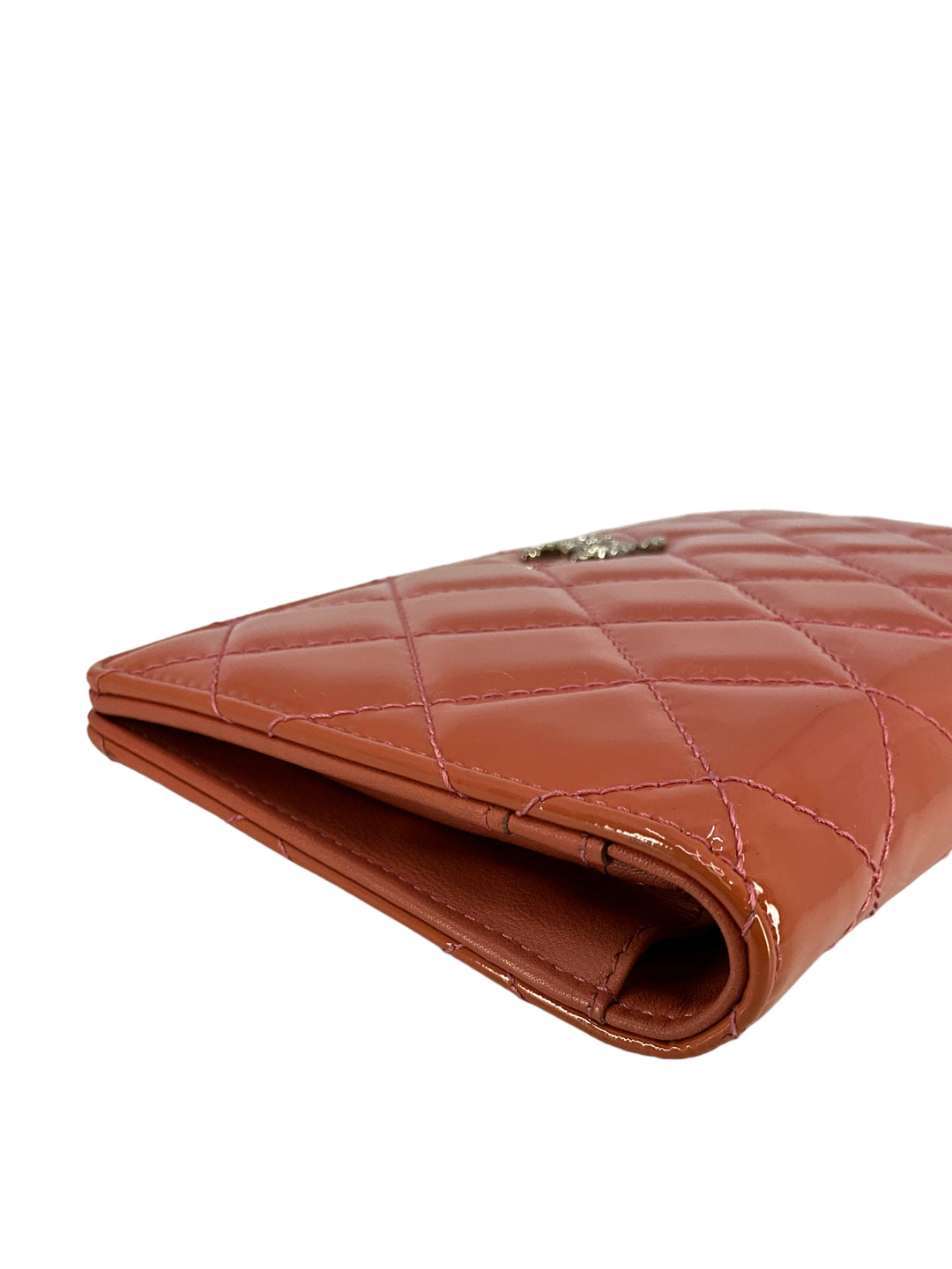 CHANEL Patent Leather Brilliant L Yen Wallet - Consigned Designs